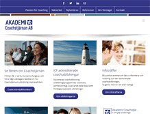 Tablet Screenshot of coachstjarnan.se